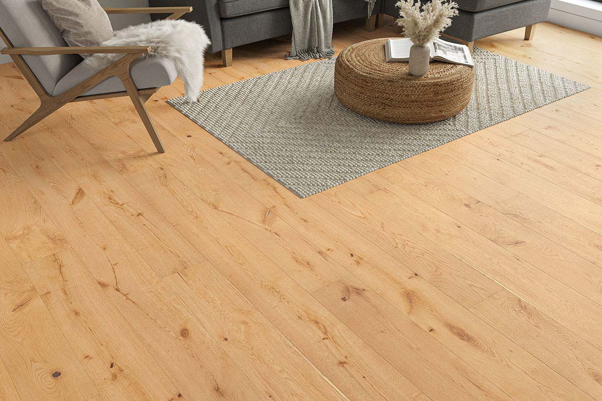 Natura 14mm x 190mm Kingham Oak Enginereed Wood Smooth UV Lacquered ENG-NT-14-3350