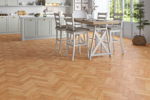 Natura 10mm x 80mm Oak Gardenia Herringbone Engineered Wood Brushed UV Oiled ENG-NTHB-10-3360