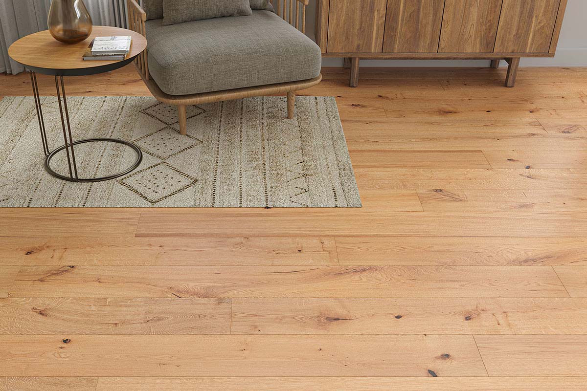 Natura 20mm x 190mm Purley Oak Engineered Wood Smooth UV Lacquered ENG-NT-20-3354