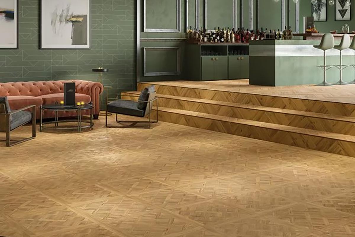 Polyflor Expona PUR Sherwood Oak Versailles Gluedown LVT 4124