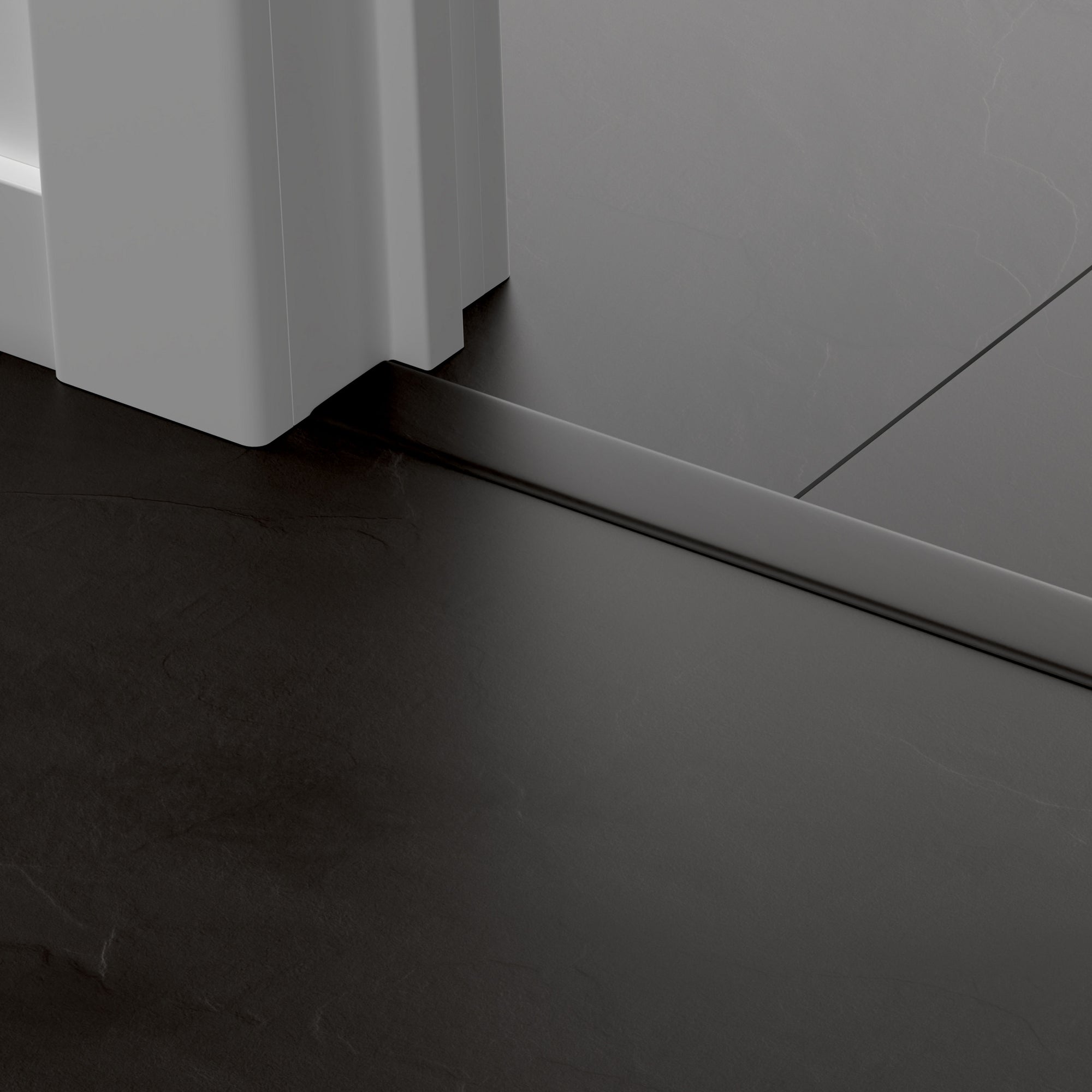 Quick-Step Laminate Incizo Doorbar QSINCP05492 Black slate