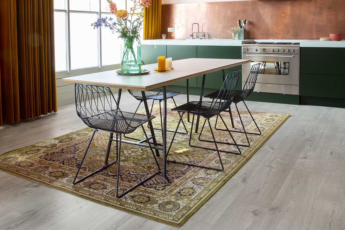 Quick-Step Bloom Cotton Oak Cold Grey Click Vinyl Built-in Underlay AV