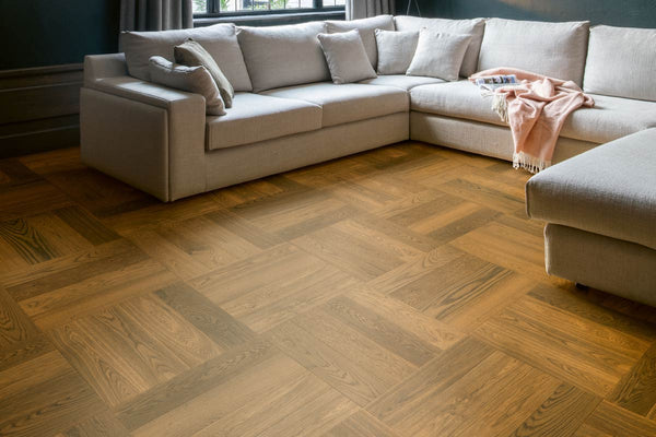 Quick-Step Disegno Cinnamon Raw Oak Click Herringbone DIS4979S