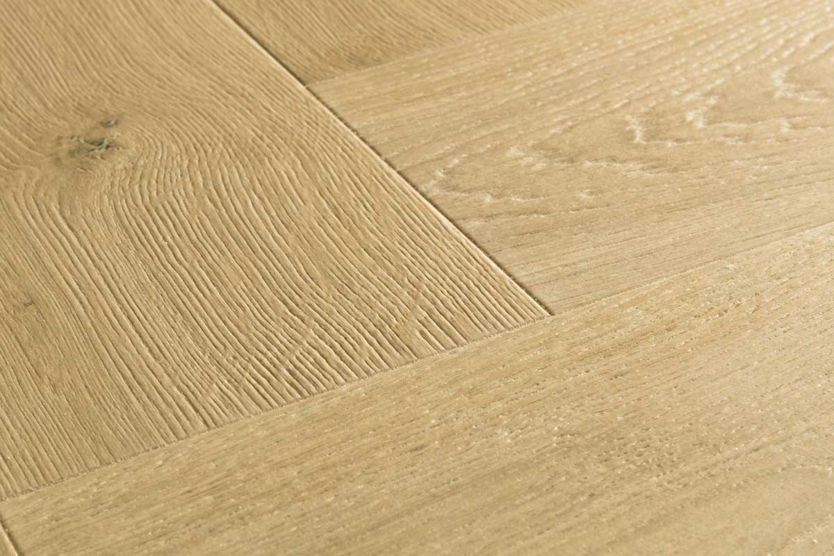 Quick-Step Impressive Design Cardamom Oak Click Herringbone Laminate IMD8242