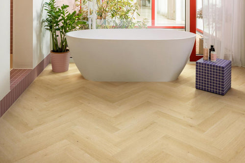 Quick-Step Impressive Design Ginger Oak Click Herringbone Laminate IMD8246