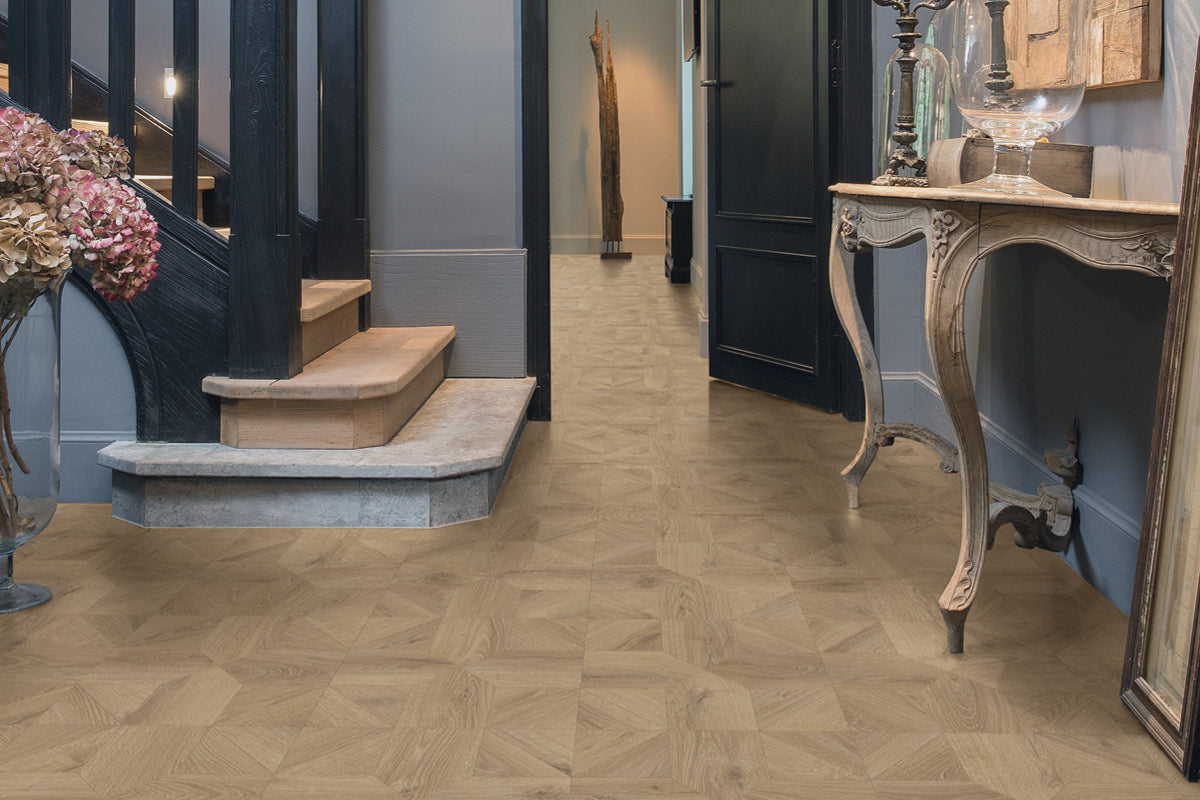 Quick-Step Impressive Patterns Royal Oak Natural Click Parquet Effect Laminate IPA4142