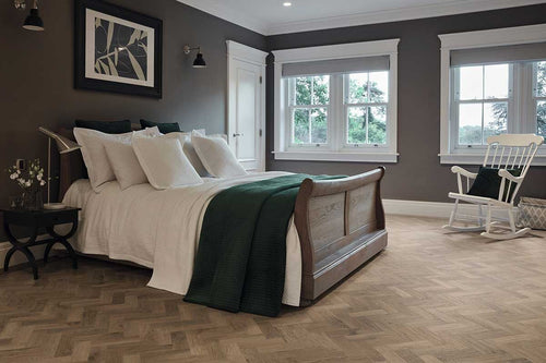 Karndean Art Select Salon Oak Gluedown Herringbone Luxury Vinyl AP08