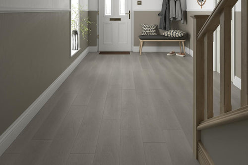 Flooring Supplies 8mm Stone Grey Oak Laminate LM-FP-7-306