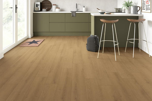 Flooring Supplies 7mm Warm Caramel Oak Laminate LM-FP-7-303