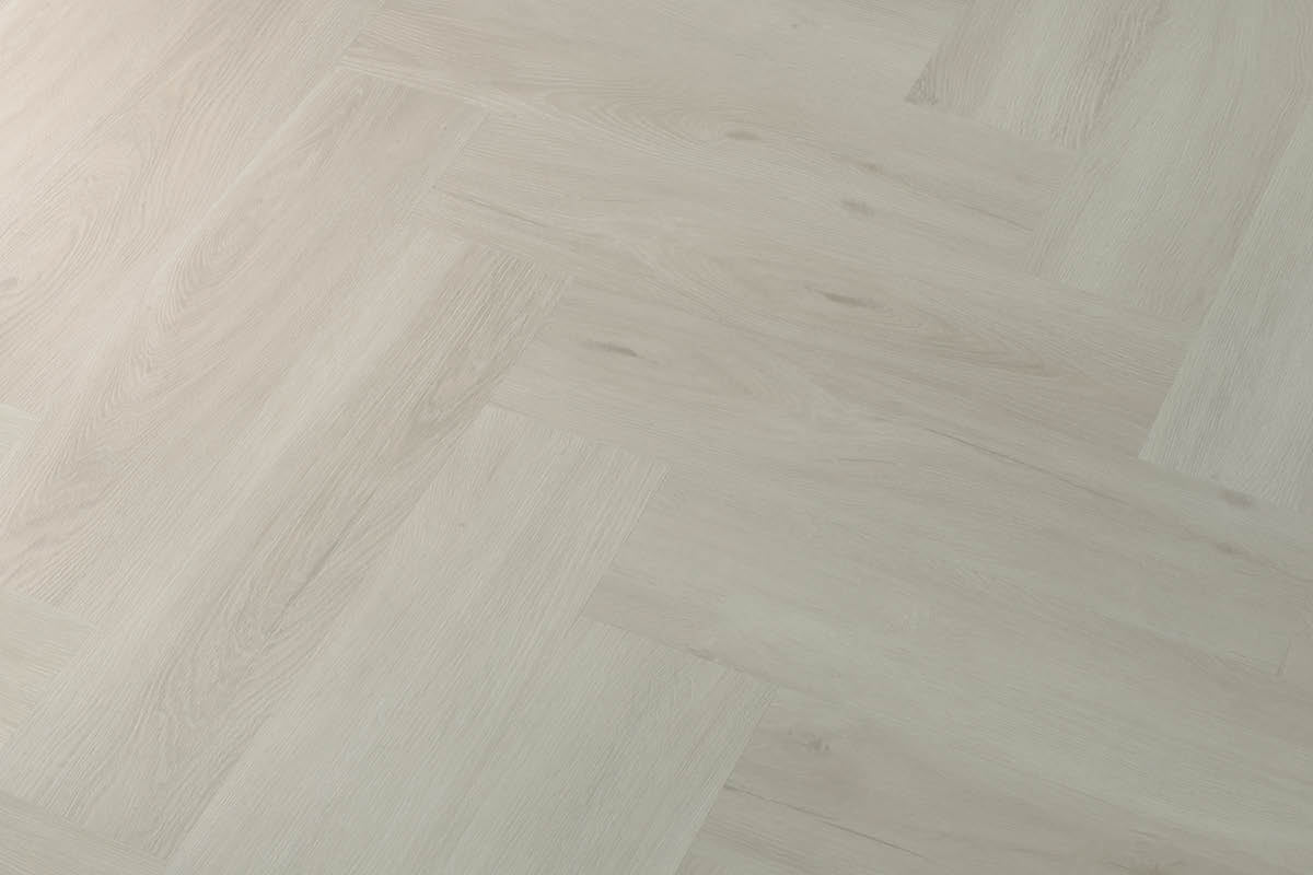 Flooring Supplies Rigid Core Click Vinyl Flooring Frosted Oak Herringbone VIN-CLIC-FHB-6103