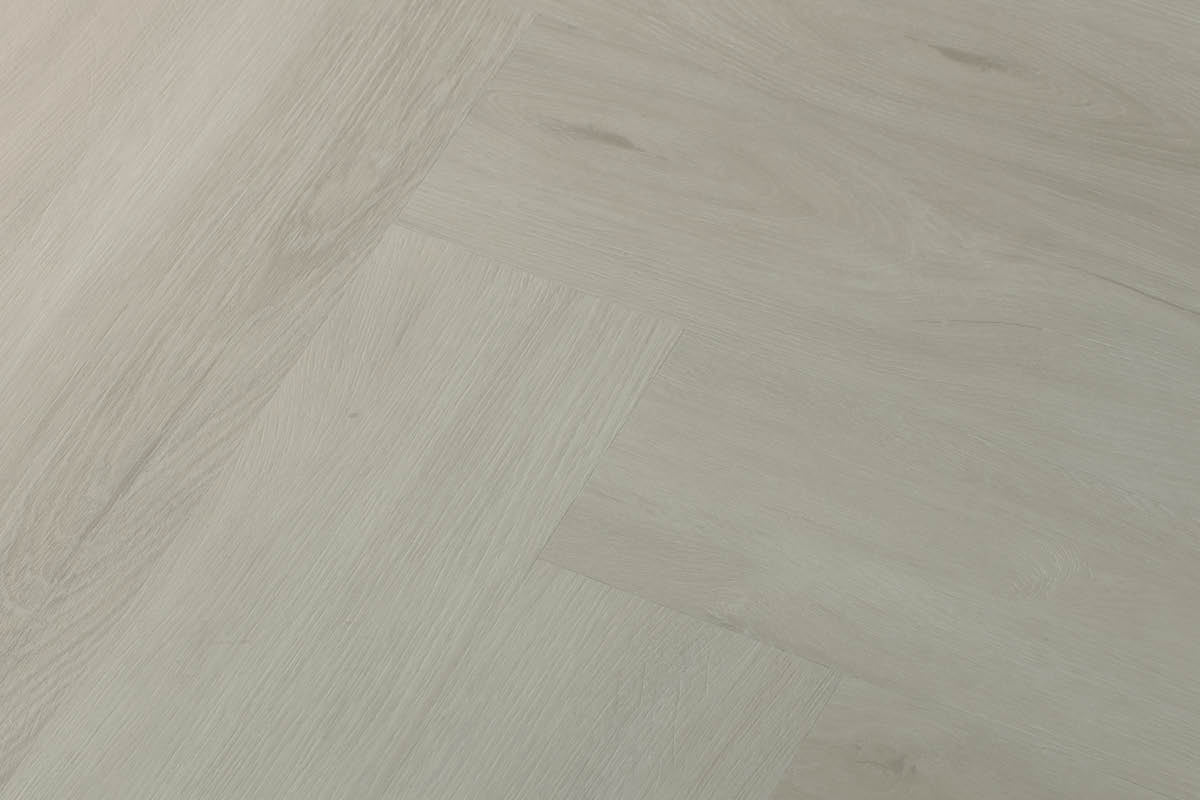 Flooring Supplies Rigid Core Click Vinyl Flooring Frosted Oak Herringbone VIN-CLIC-FHB-6103