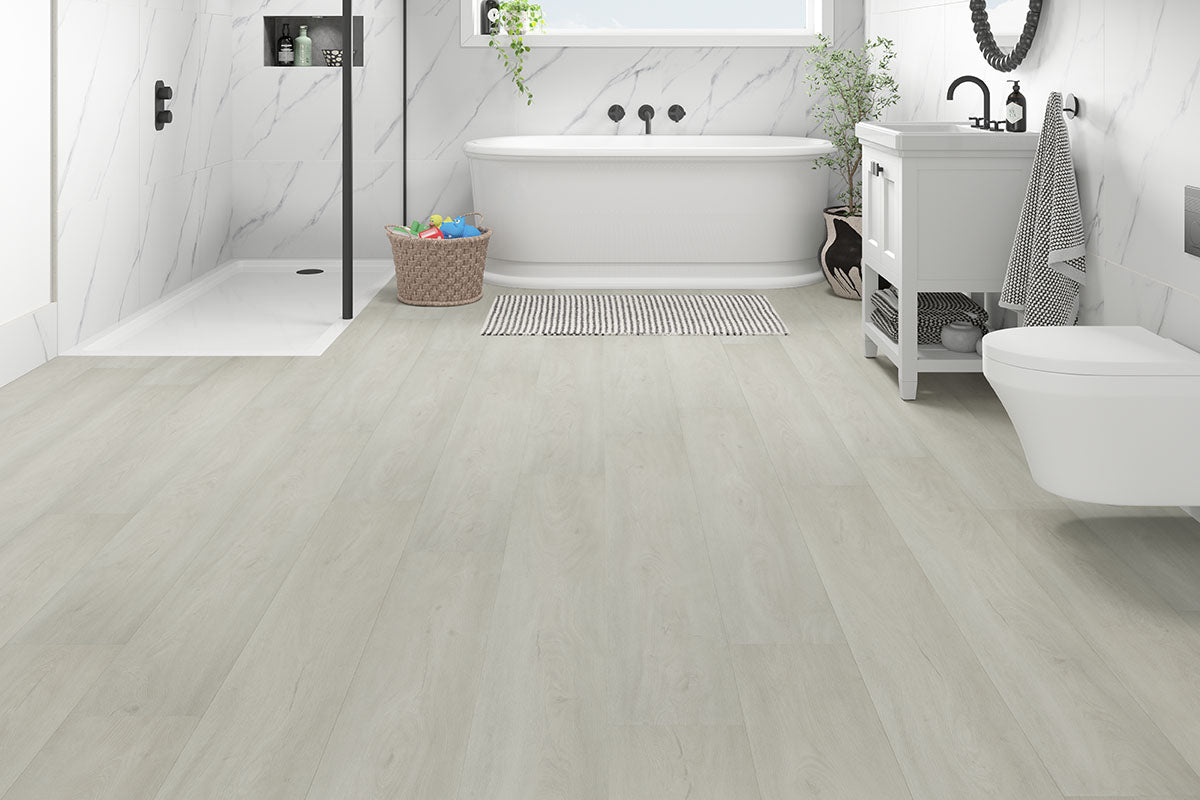 Flooring Supplies Rigid Core Click Vinyl Flooring Frosted Oak Plank VIN-CLIC-FPL-6004
