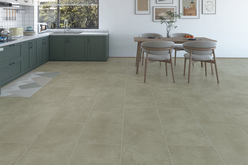 Flooring Supplies Rigid Core Pre-Grout Click Vinyl Flooring Grey Stone Tile LT-3861