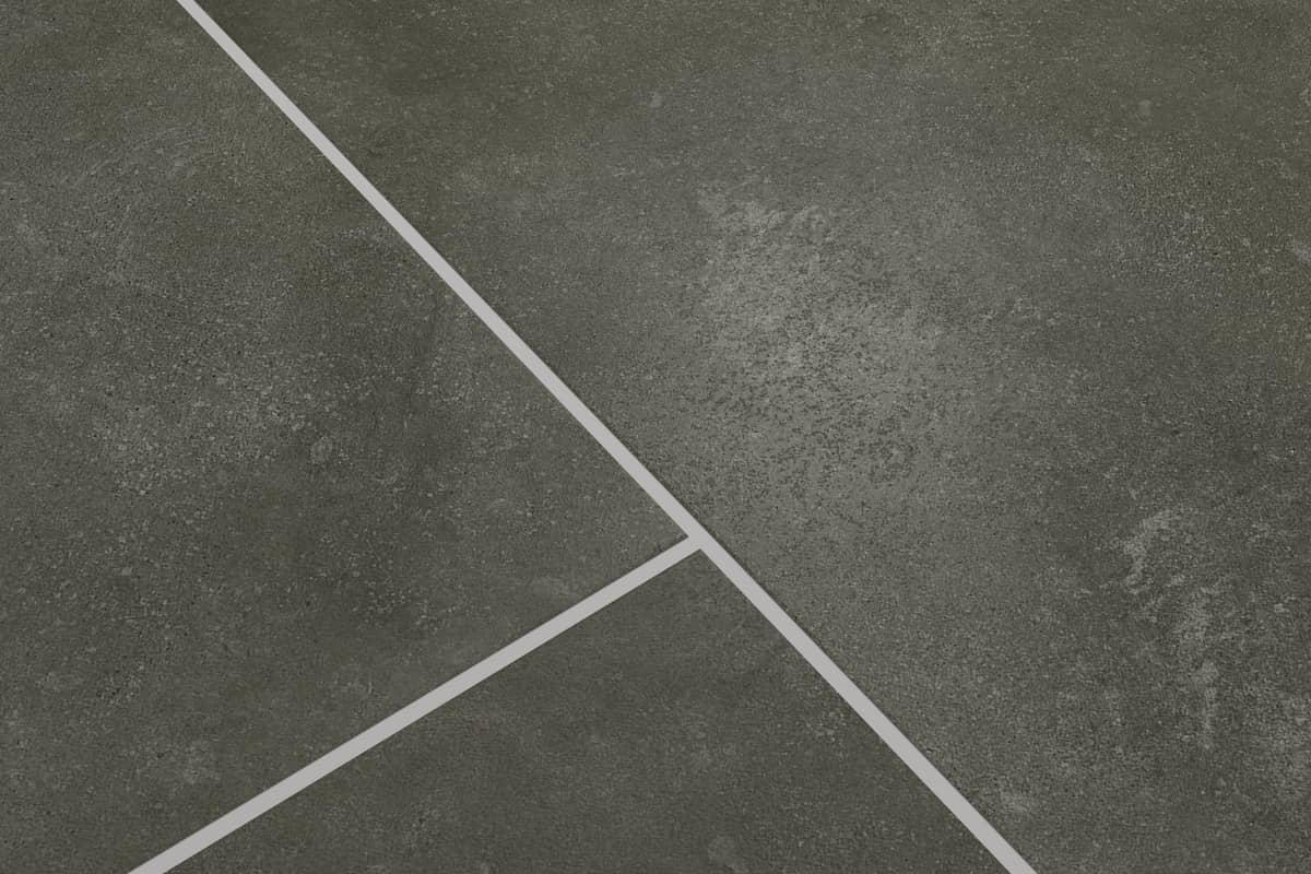 Flooring Supplies Rigid Core Pre-Grout Click Vinyl Flooring Iron Grey Tile LT-3862