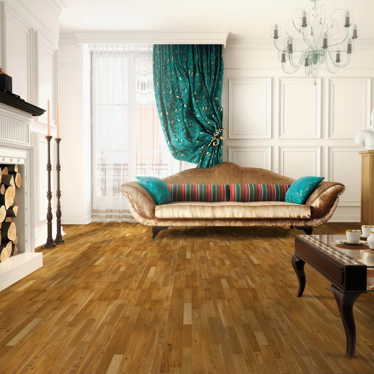 Natura 10mm x 207mm Queen Oak Engineered Wood Satin Lacquer BKW-DBE3-LAK-GOX-K10207-T
