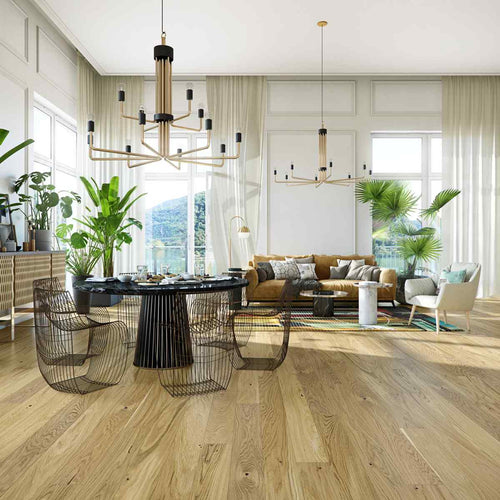 Natura 14mm x 155mm Oak Calgary Engineered Wood Matt Lacquer BC8-DBE1-L05-XXR-D14155-F