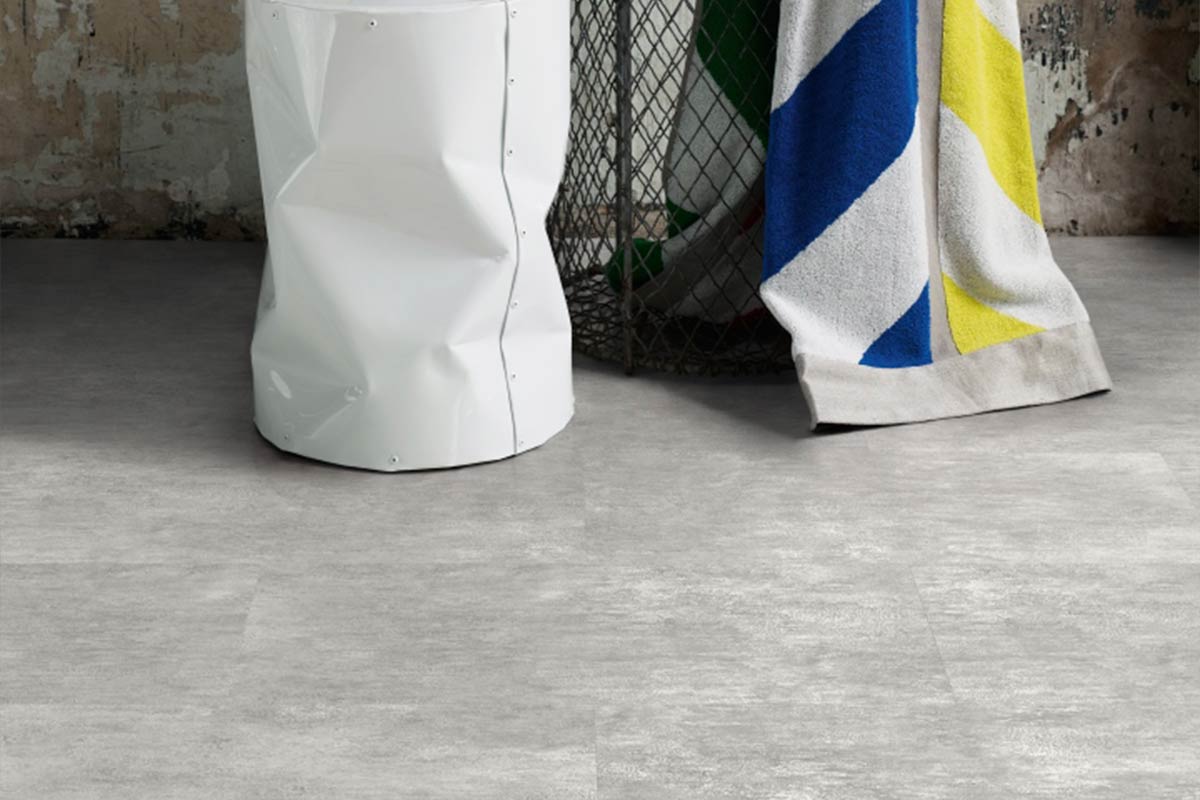 Polyflor Camaro Loc Grey Flagstone Click Vinyl 3452