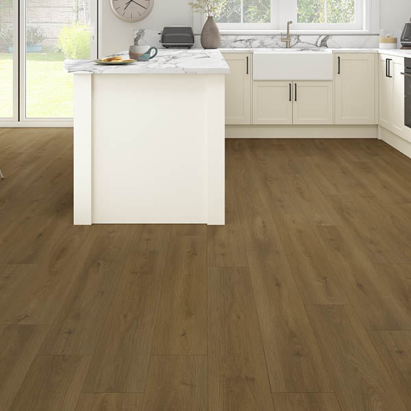 Flooring Supplies 8mm Classic Natural Rustic Oak Laminate LM-FP-7-310