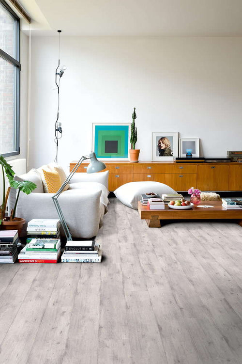 Quick-Step Impressive Concrete Wood Light Grey Click Laminate IM1861