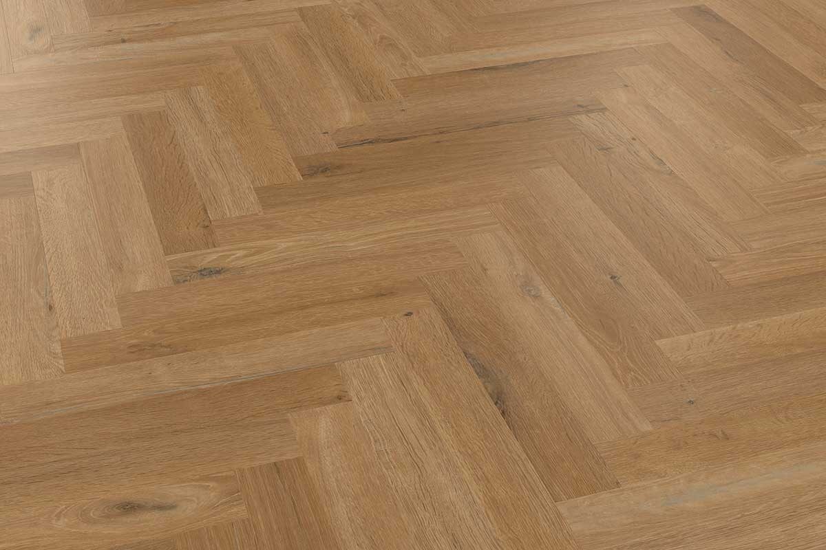 Karndean Knight Tile Traditional Character Oak Gluedown Herringbone SM-KP146