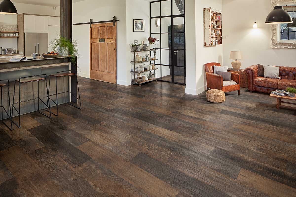 Karndean Van Gogh Salvaged Barnwood Gluedown LVT VGW123T