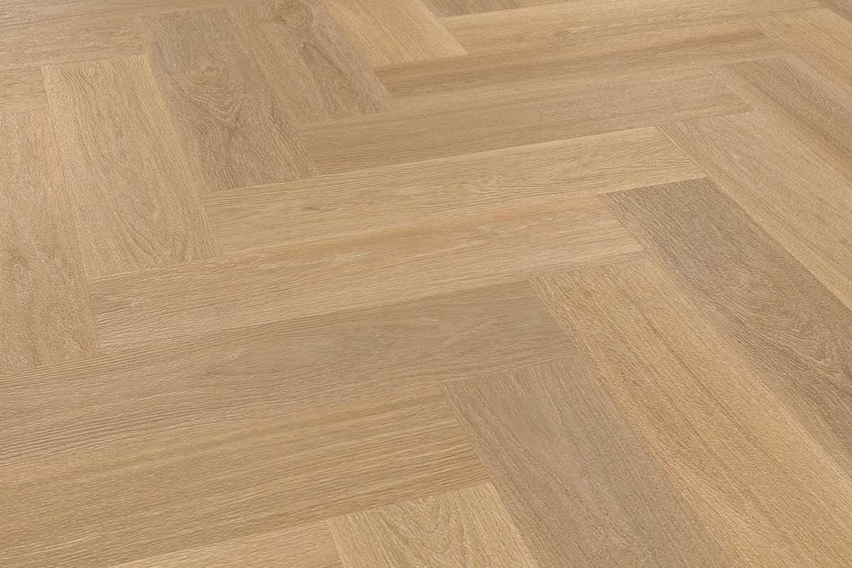 Karndean Van Gogh Warm Brushed Oak Rigid Core Herringbone LVT SM-VGW121T-RKP