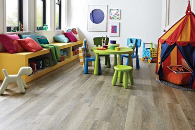 Karndean Knight Tile Lime Washed Oak Gluedown LVT KP99