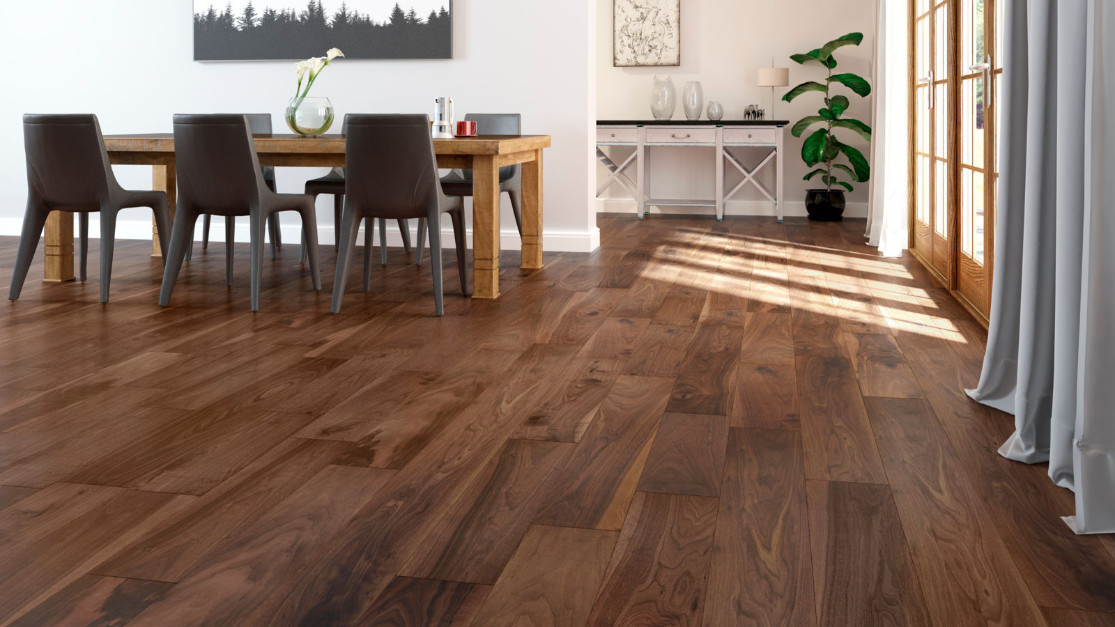 Ironbark 20mm x 190mm Walnut Mississippi Engineered Wood Matt Lacquer CHI20ENGWALMISS
