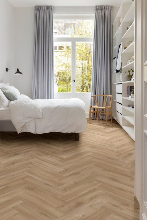 Moduleo LayRed 58847 Sierra Oak Click Herringbone Vinyl 400089700