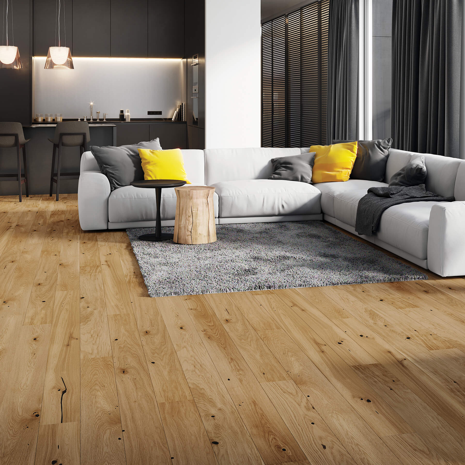 Natura 14mm x 180mm Belfast Rustic Oak Engineered Wood Matt Lacquer BC1-DBE1-L05-XXZ-D14180-U