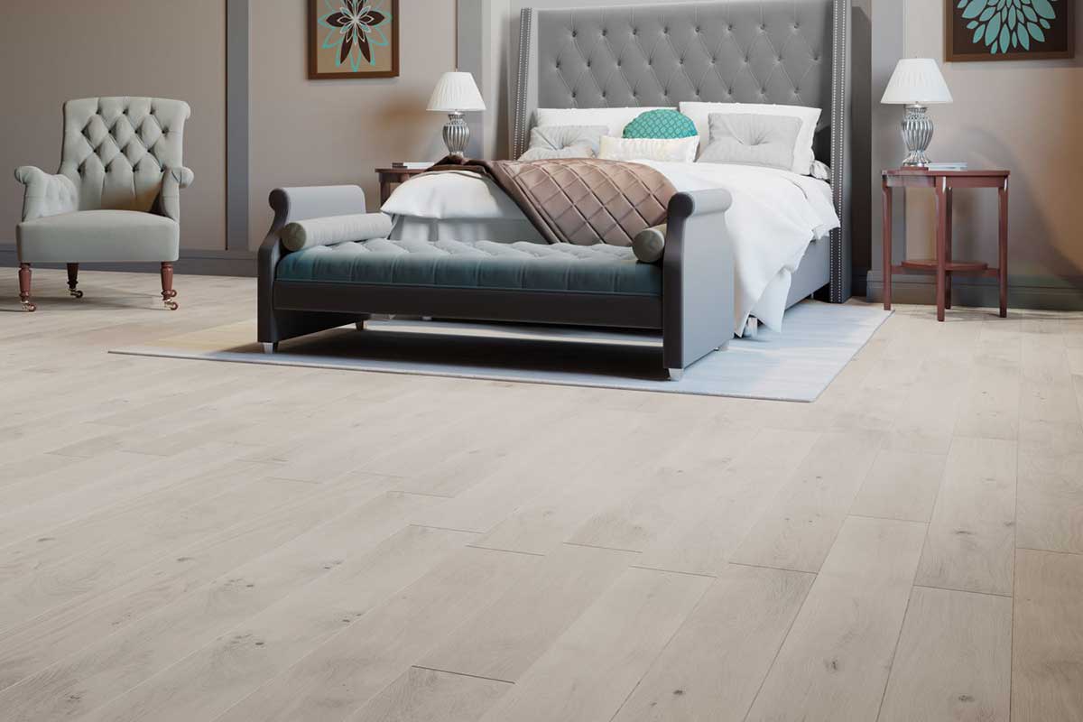 Ironbark Whiteleaf White Engineered Wood Matt Lacquer HI150ENGOAKWHI