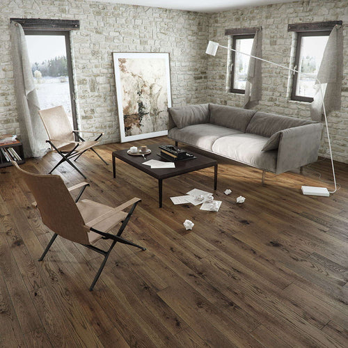 Natura 14mm x 130mm Aran Oak Brown Engineered Wood Matt Lacquer BC8-DBE1-L05-WAH-K14130-U