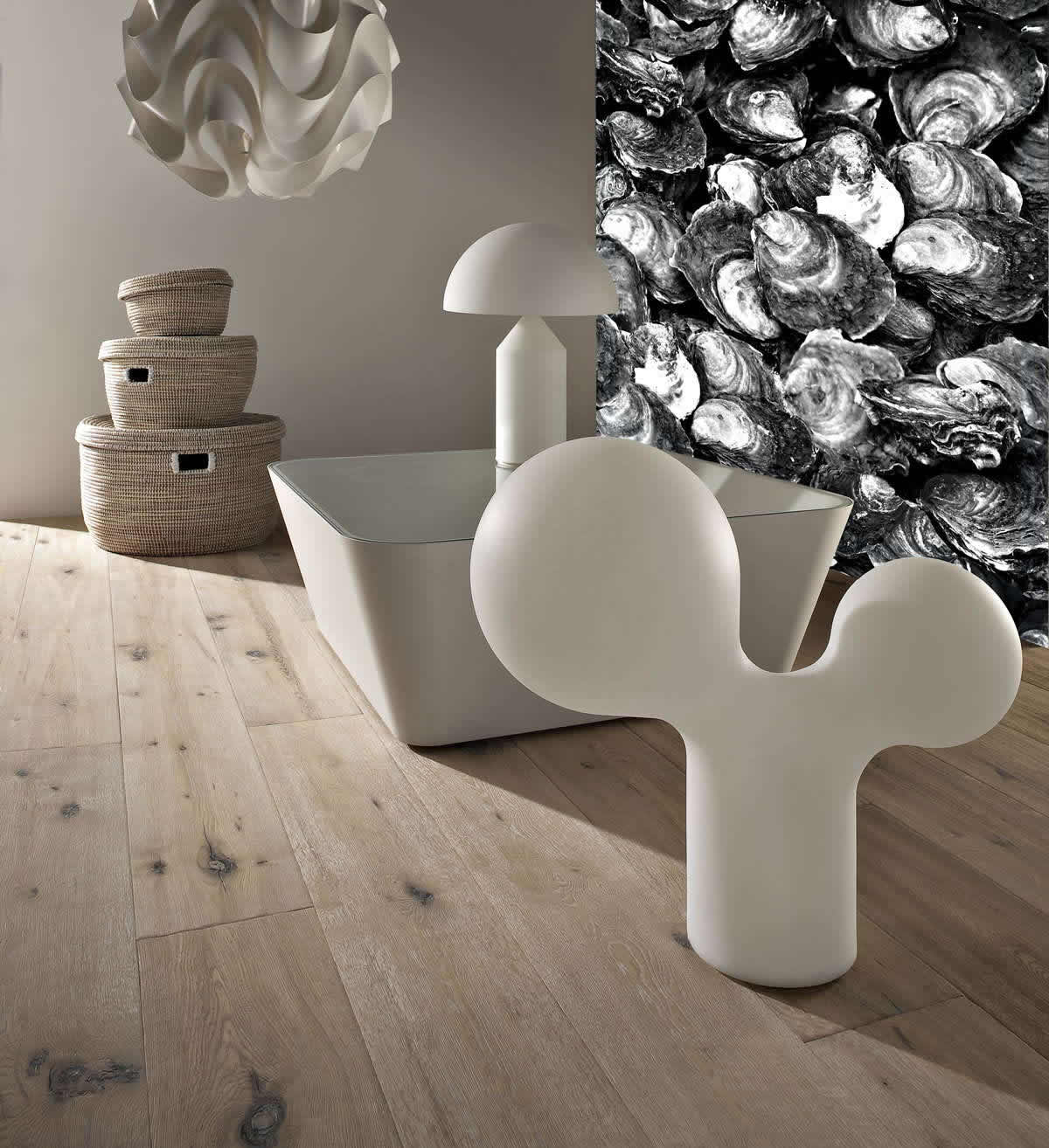Kahrs Artisan Oyster Oak White Engineered Wood Natural Oil 151XCDEKFVKW195