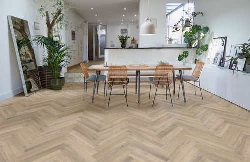 Polyflor Camaro Naked Blond Oak Herringbone RigidCore LVT RPQ4144