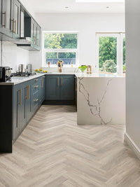 Polyflor Camaro RigidCore Waterside Oak Herringbone LVT RPQ4143