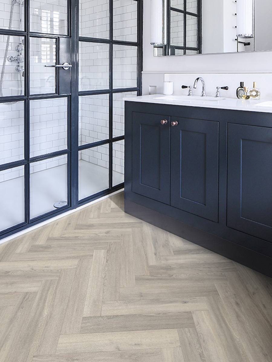 Polyflor Camaro Westchester Oak Herringbone RigidCore LVT RPQ4141