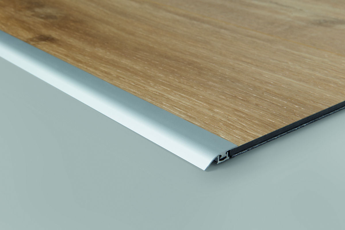 Quick-Step Silver Adapter Profile NEVADPSILV for Vinyl Flooring NEVRADPSILVME200