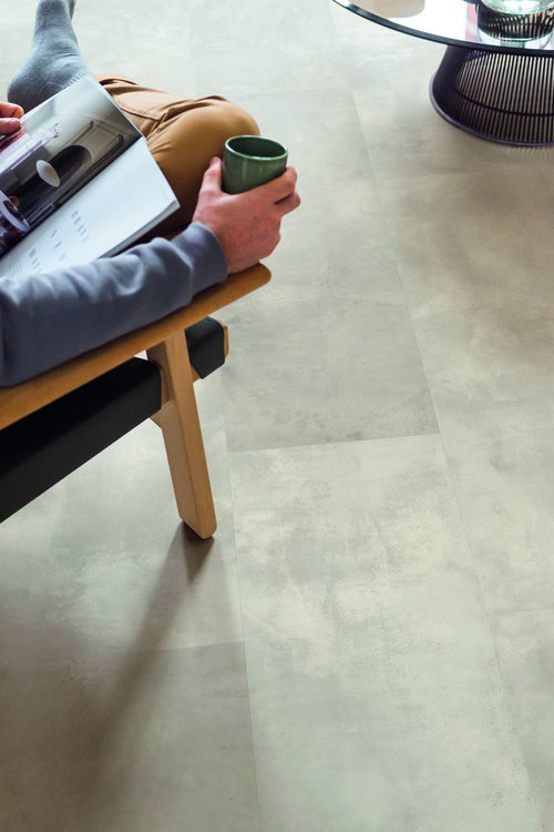Quick-Step Muse Stained Concrete Click Tile Effect Laminate MUS5491