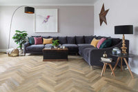 Karndean Knight Tile Lime Washed Oak Gluedown Herringbone SM-KP99