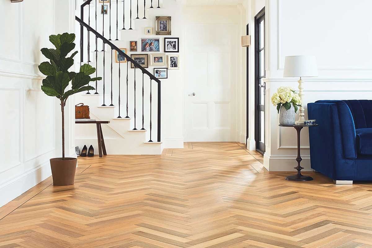 Karndean Art Select Prairie Oak Gluedown Herringbone LVT SM-RL20