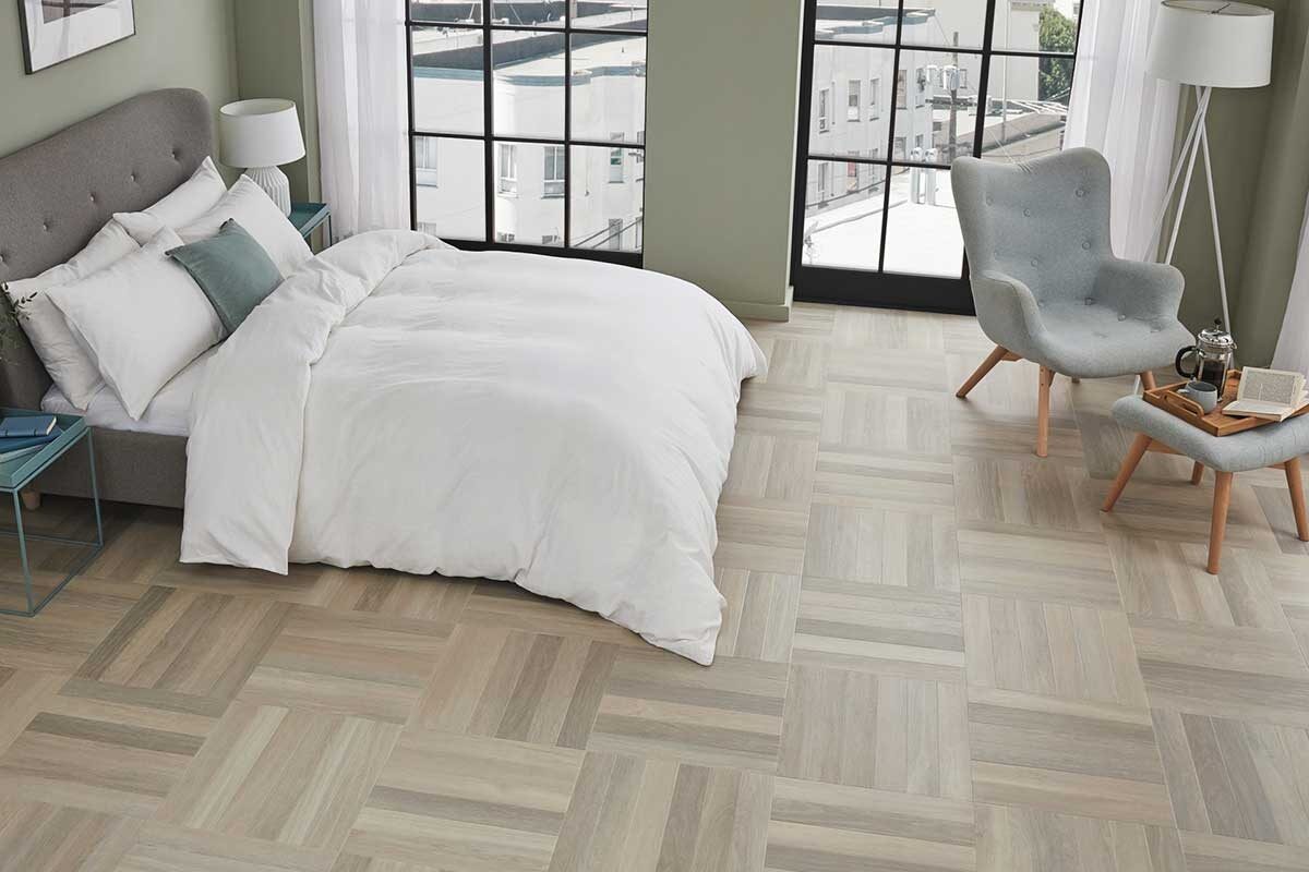Karndean Art Select Glacier Oak Gluedown Herringbone LVT SM-RL21
